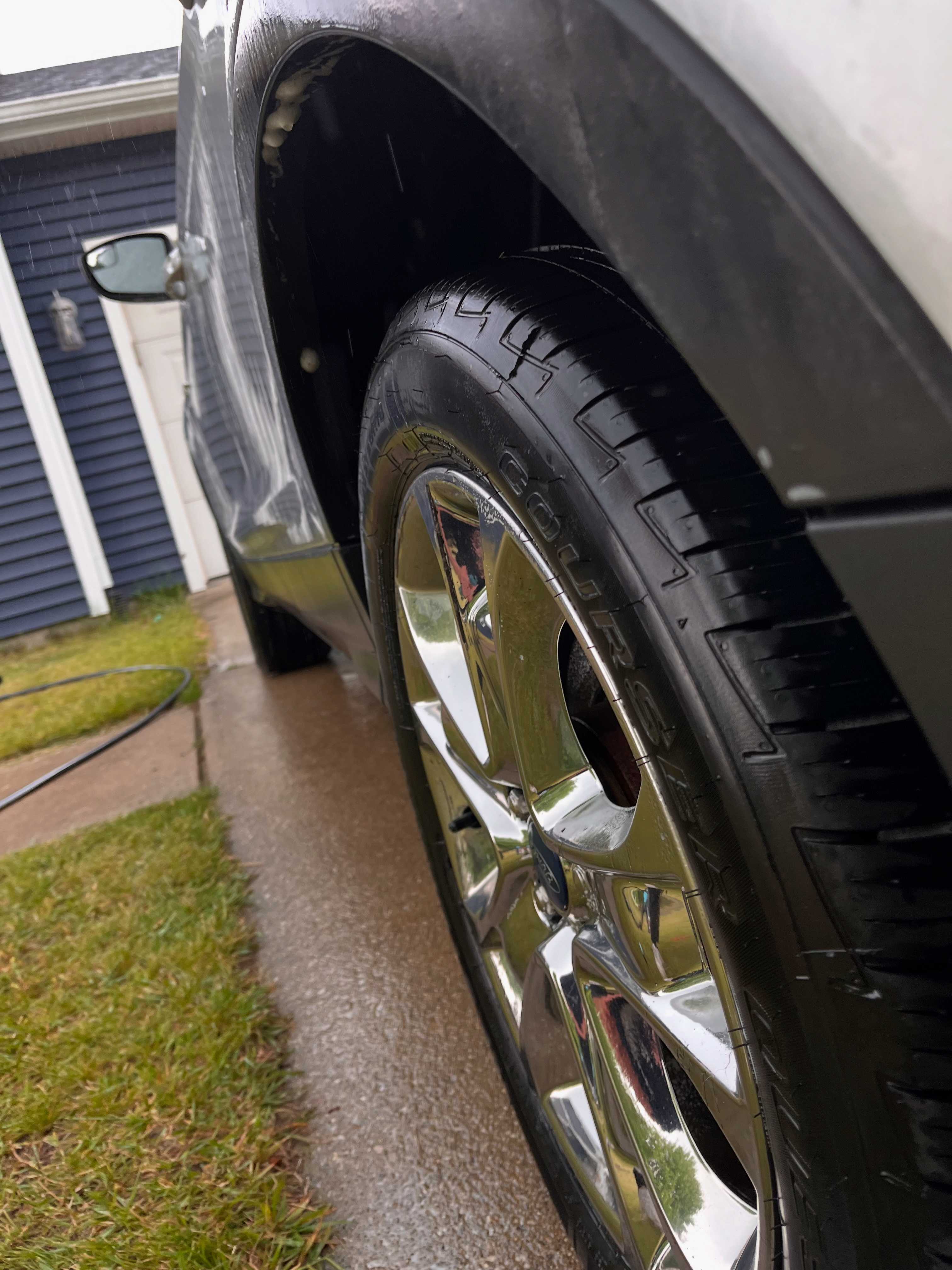 Professional wheel detailing result